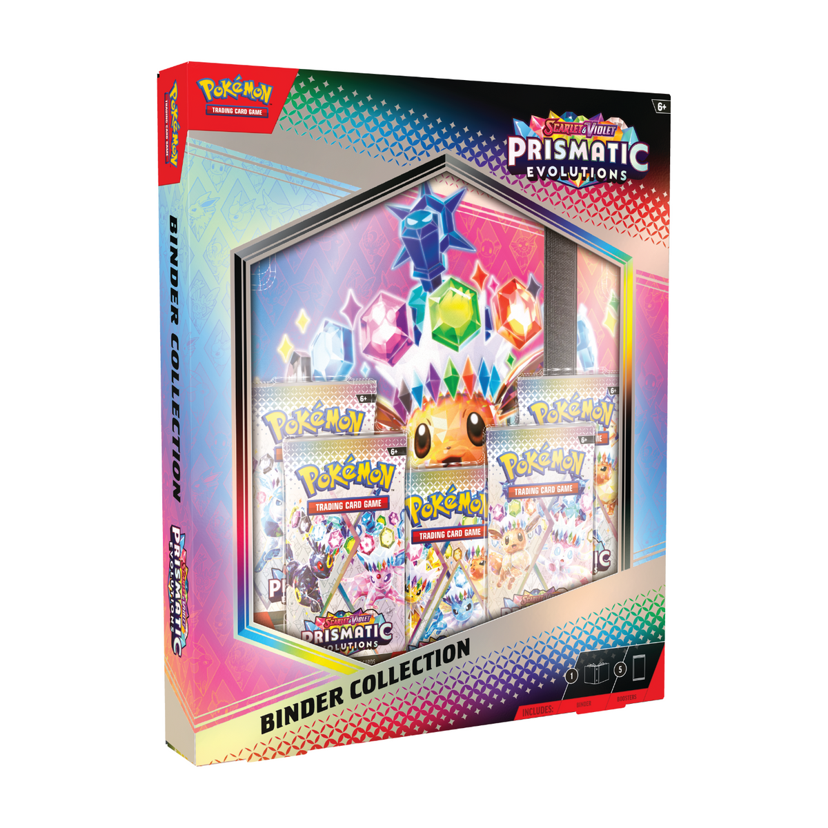 Pokemon Prismatic evolutions binder collection