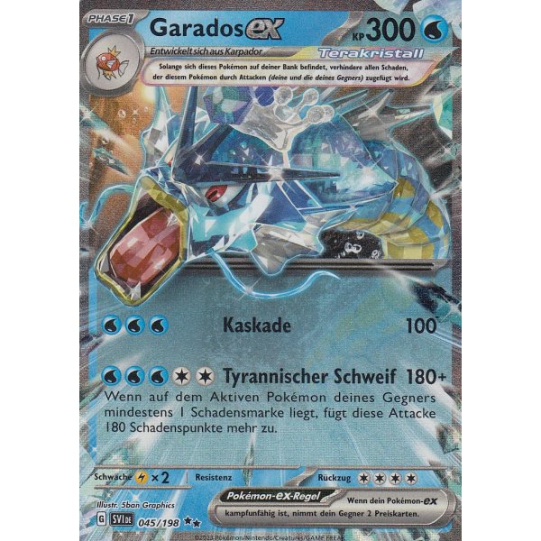 Garados 045/198 Pokemon Karte