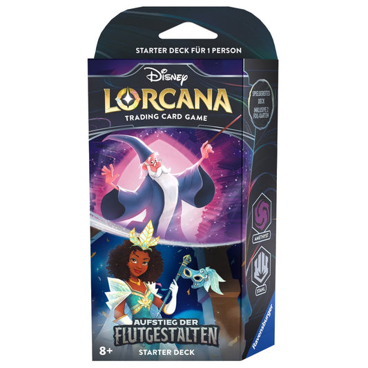 Disney Lorcana: Aufstieg der Flutgestalten - Starter Deck Amethyst und Stahl 