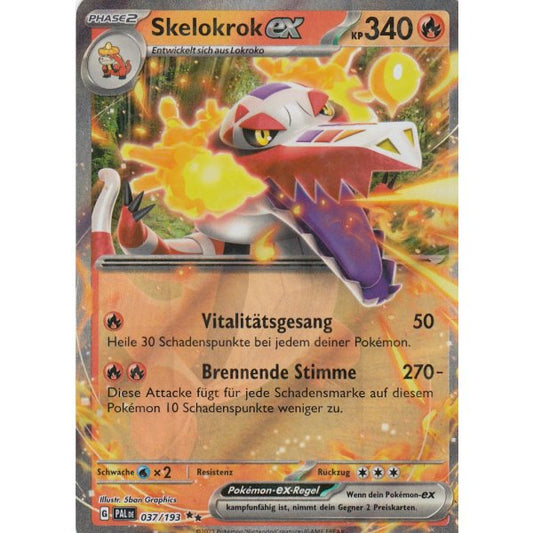 Skelokrok Ex 037/193 Pokemon