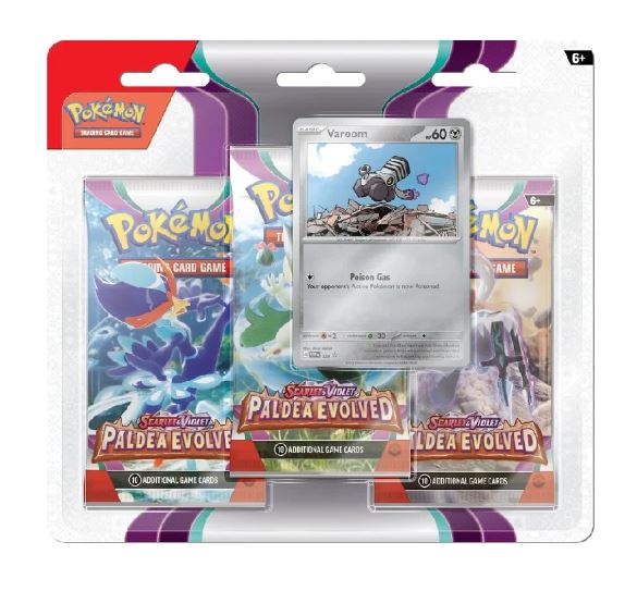 Pokemon Entwicklungen in Paldea 3 Pack Blister [deutsch]